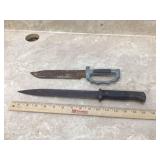 Old military knives WWII era Old military knives WWII era