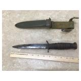 Military knife with cover Military knife with cover