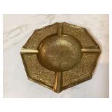 VINTAGE BRASS ASHTRAY - HOUSEHOLD MISC