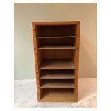 WOODEN FILE BOX - HOUSEHOLD MISC