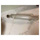 ANTIQUE GLASS ROLLING PIN - VINTAGE