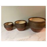 SET OF 3 PLANTER POTS