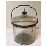 Old 1-gallon glass kerosene can