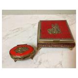 Antique German confectionary tin and trinket box