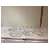 ASSORTED CLEAR GLASS - GLASS