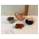 ASSORTED GLASS PIECES - GLASS