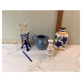 ASSORTED GLASS AND POTTERY - GLASS