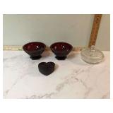 ASSORTED AVON GLASS - GLASS