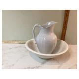 WASH BASIN AND PITCHER