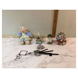 Various garden decorations