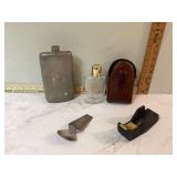 Two flasks tape dispenser Finland souvenir