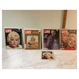 Four vintage Marilyn Monroe magazines