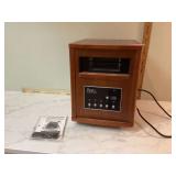 Comfort electric heater with remote and paperwork