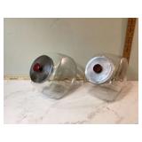 Two large vintage canisters Jars