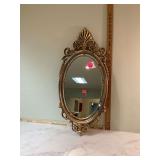 VINTAGE SCROLLED MIRROR