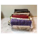 Various types of fabric for furniture