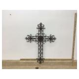 METAL DECORATIVE CROSS WALL HANGING