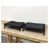 Two new under bed storage units with wheels