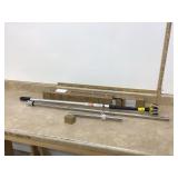 Safety gate flag pole lightbulb pole