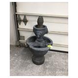 Small plastic outdoor water feature