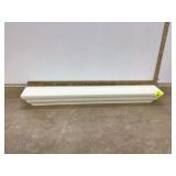 36 white crown moulding shelf ledge with LED lighting