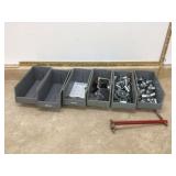 Plumbing supplies and storage containers