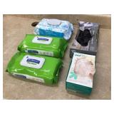 RUBBER GLOVES AND WIPES - HEALTH BEAUTY