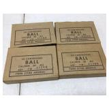 Four boxes of 30 caliber ammo (20 rounds each)