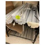 4 Vintage Mid Century Modern Fluorescent Ceiling Light Fixtures - 3 4 Vintage Mid Century Modern Fluorescent Ceiling Light Fixtures - 3