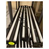 3 Mid Century Modern 48 Fluorescent Ceiling Light Fixtures with 3 Mid Century Modern 48 Fluorescent Ceiling Light Fixtures with