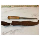 VINTAGE KNIFE WITH SHEATH FINLAND VINTAGE KNIFE WITH SHEATH FINLAND