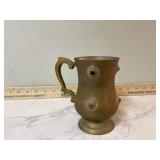Brass mug from Pakistan Brass mug from Pakistan