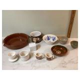 VARIOUS POTTERY PIECES VARIOUS POTTERY PIECES
