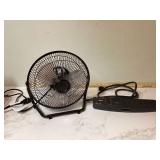 Functional table fan and power strip Functional table fan and power strip