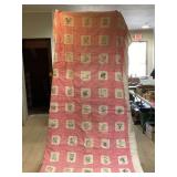 Hand-stitched state flowers quilt - needs repair Hand-stitched state flowers quilt - needs repair