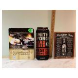 TIN METAL PLASTIC SIGNS BEER POP CIGARETTE MIRRORS TIN METAL PLASTIC SIGNS BEER POP CIGARETTE MIRRORS