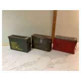 3 AMMO BOXES 3 AMMO BOXES