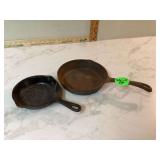 Cookware made of iron; used for searing meats Cookware made of iron; used for searing meats