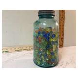 Old marbles in a big jar Old marbles in a big jar