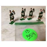 Old hand-painted Scottish lead figurines Old hand-painted Scottish lead figurines