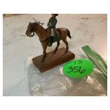 Antique miniature Napoleon figure with horse Antique miniature Napoleon figure with horse