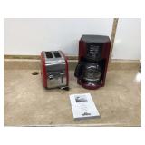 Red kitchen appliances