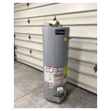 Gas water heater with electronic controls