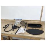 Hooks used for hanging lanterns or plants