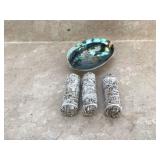 White Sage Smudge Sticks Cleansing purificationAbalone Shell