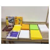 Various types of paper for printing