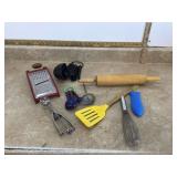 Compact storage for kitchen utensils