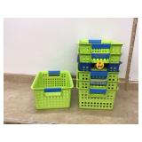 Quality plastic storage baskets