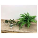 4 ARTIFICIAL PLANTS - HOME DECOR