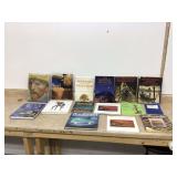 Large decorative photo-heavy books